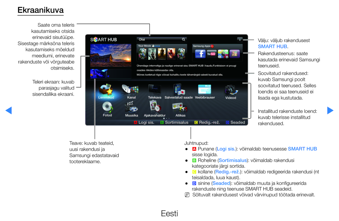 Samsung UE55D7000LSXXH, UE40D8000YSXXH, UE40D7000LSXXH, UE46D7000LSXXH, UE55D8000YSXXH, UE46D8000YSXXH manual Ekraanikuva, Otsi 