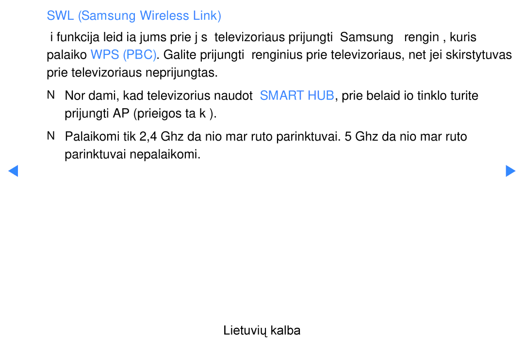 Samsung UE55D7000LSXXH, UE40D8000YSXXH, UE40D7000LSXXH, UE46D7000LSXXH, UE55D8000YSXXH manual SWL Samsung Wireless Link 