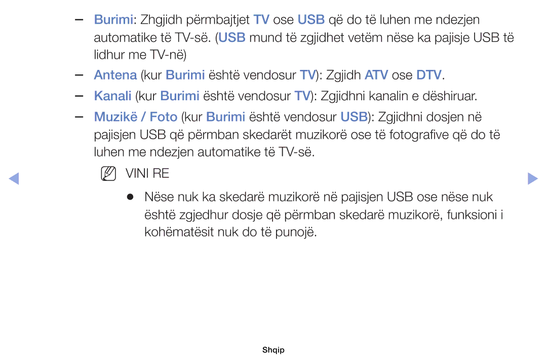 Samsung UE22ES5000WXXH, UE40EH5000WXXH, UE32EH5000WXXH, UE32EH4000WXXH, UE46EH5000WXXH, UE19ES4000WXXH, UE26EH4000WXXH Vini RE 