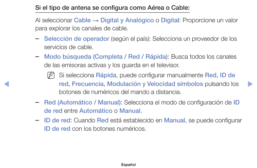 Samsung UE39EH5003WXXC De las emisoras activas y los guarda en el televisor, Botones de numéricos del mando a distancia 