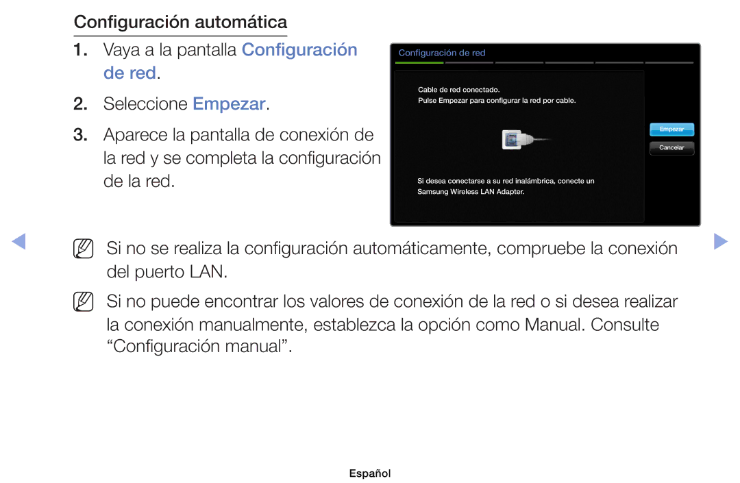 Samsung UE32EH4003WXXC, UE40EH6030WXXH, UE40EH6030WXTK, UE32EH4003WXZF, UE39EH5003WXXC, UE32EH6030WXXC Configuración de red 