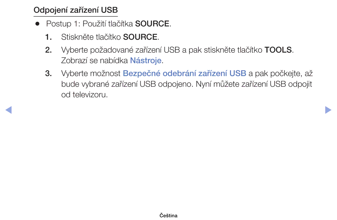 Samsung UE32EH6030WXXH, UE40EH6030WXXH, UE46EH6030WXXH, UE32EH4003WXXH, UE32EH4003WXZF, UE39EH5003WXZF, UE40EH6030WXZF Čeština 