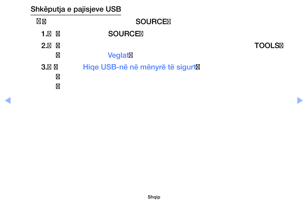 Samsung UE32EH6030WXXH, UE40EH6030WXXH, UE46EH6030WXXH, UE32EH4003WXXH, UE39EH5003WXXH manual Shqip 