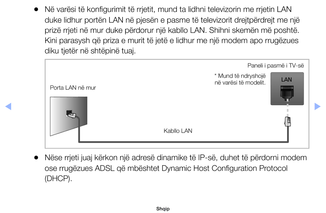 Samsung UE46EH6030WXXH, UE40EH6030WXXH, UE32EH6030WXXH, UE32EH4003WXXH, UE39EH5003WXXH manual Dhcp 