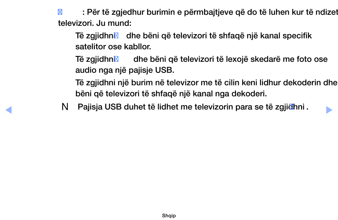 Samsung UE39EH5003WXXH, UE40EH6030WXXH, UE46EH6030WXXH, UE32EH6030WXXH, UE32EH4003WXXH manual Shqip 