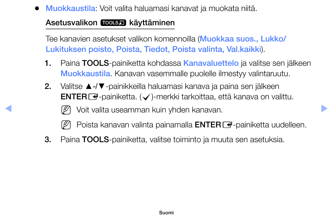 Samsung UE40EH6035KXXE, UE32EH6035KXXE manual Suomi 