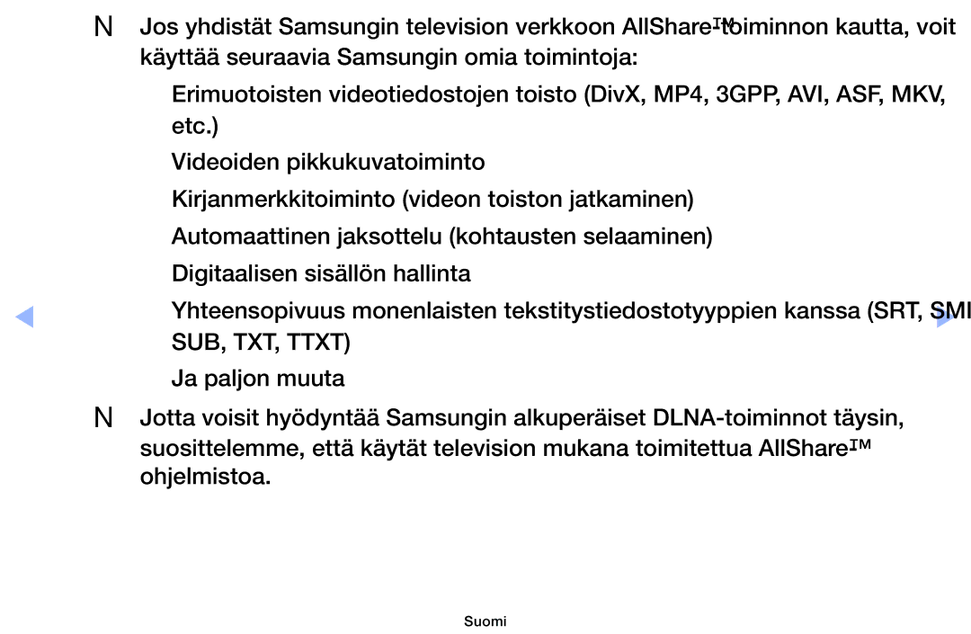 Samsung UE32EH6035KXXE, UE40EH6035KXXE manual SUB, TXT, Ttxt, Ja paljon muuta 