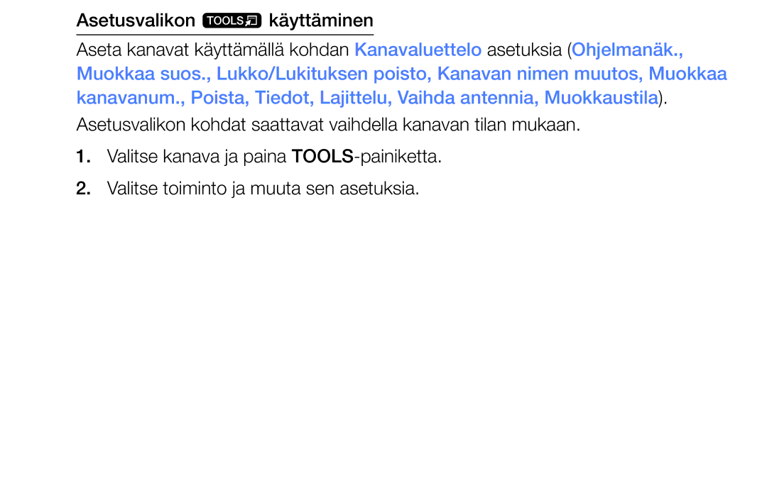 Samsung UE40EH6035KXXE, UE32EH6035KXXE manual Suomi 