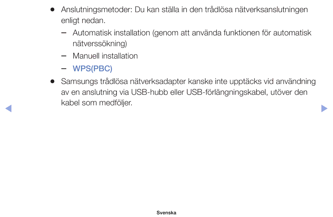 Samsung UE32EH6035KXXE, UE40EH6035KXXE manual Wpspbc 