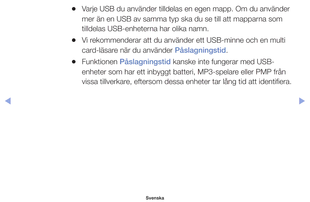 Samsung UE32EH6035KXXE, UE40EH6035KXXE manual Svenska 