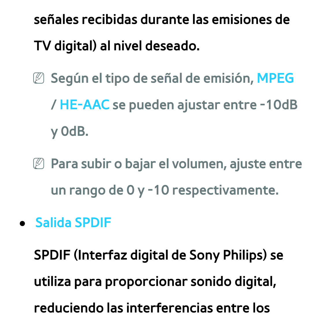 Samsung UE40ES6800SXXC, UE40ES6100WXZG, UE32ES5500WXXH, UE46ES5500WXTK, UE50ES6100WXXH, UE46ES5500WXXH manual Salida Spdif 