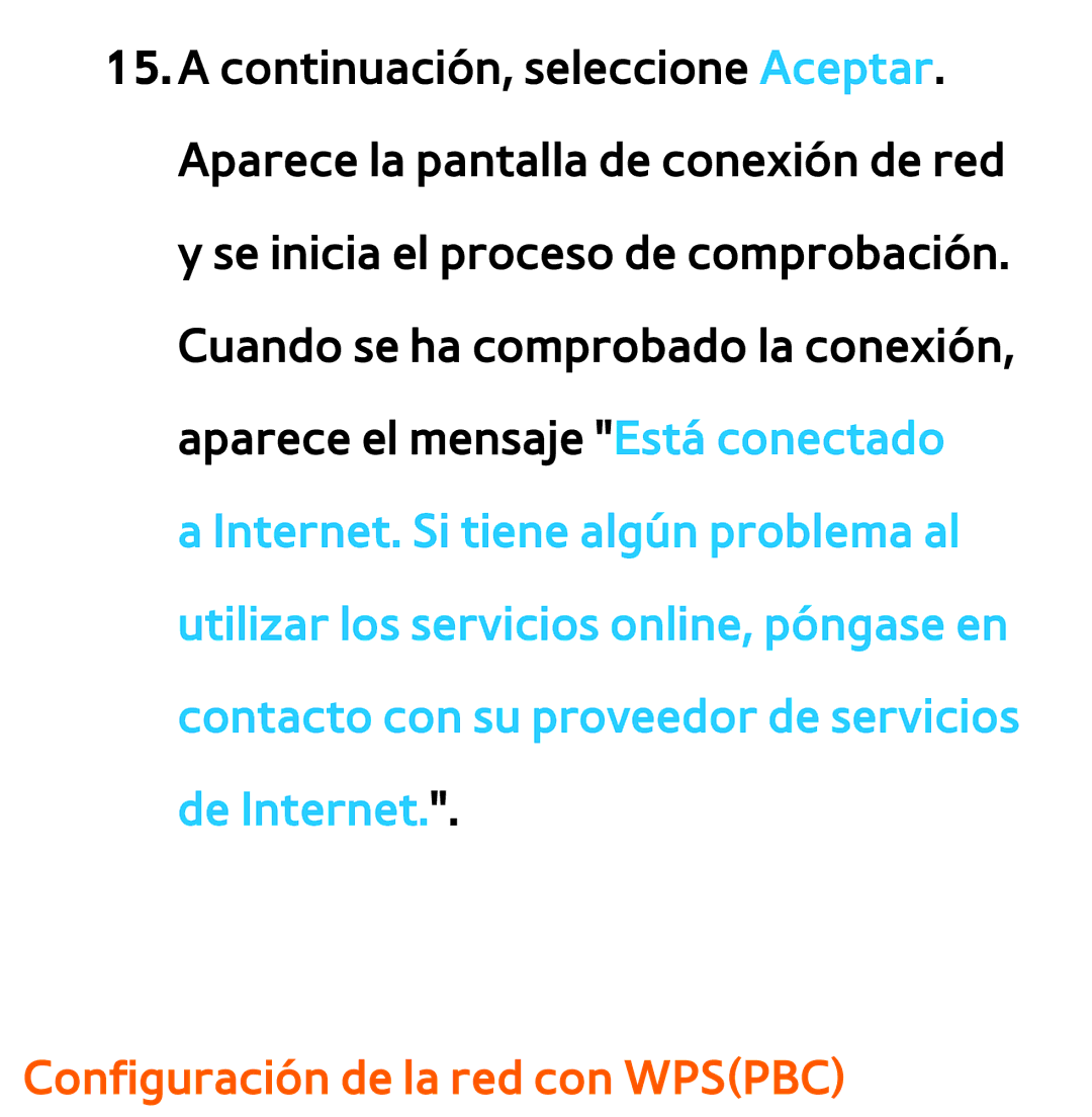 Samsung UE40EH5300WXXC, UE40ES6100WXZG, UE32ES5500WXXH, UE46ES5500WXTK, UE50ES6100WXXH Configuración de la red con Wpspbc 