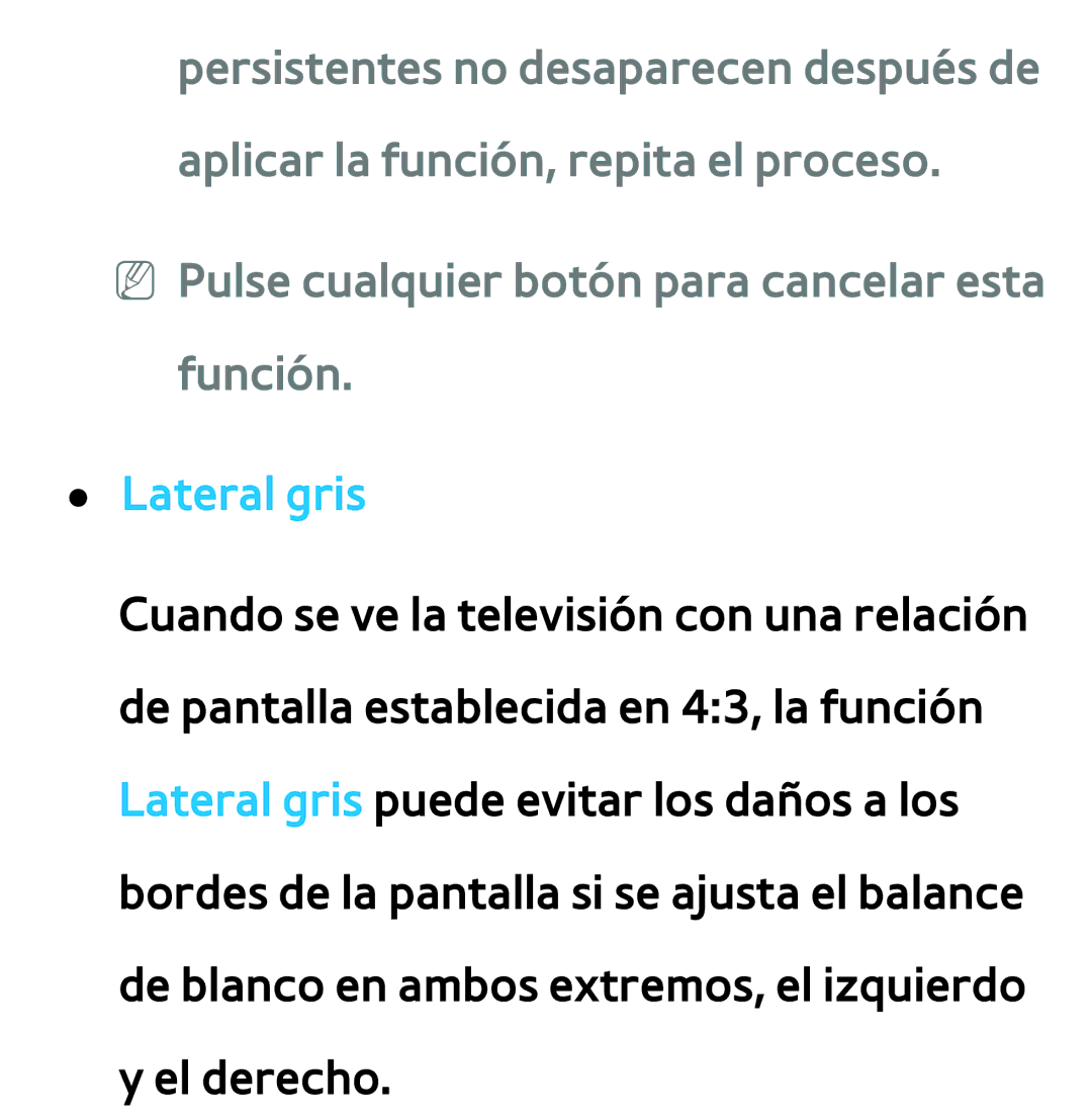 Samsung UE32EH5300WXXC, UE40ES6100WXZG, UE32ES5500WXXH, UE46ES5500WXTK, UE50ES6100WXXH, UE40ES6800SXXC manual Lateral gris 