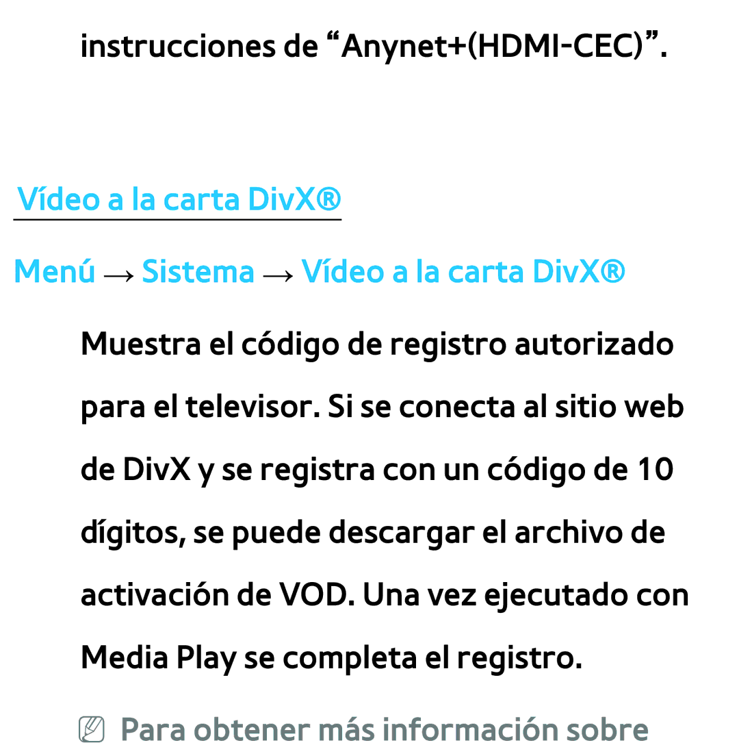 Samsung UE46EH5300WXTK, UE40ES6100WXZG, UE32ES5500WXXH, UE46ES5500WXTK, UE50ES6100WXXH NN Para obtener más información sobre 