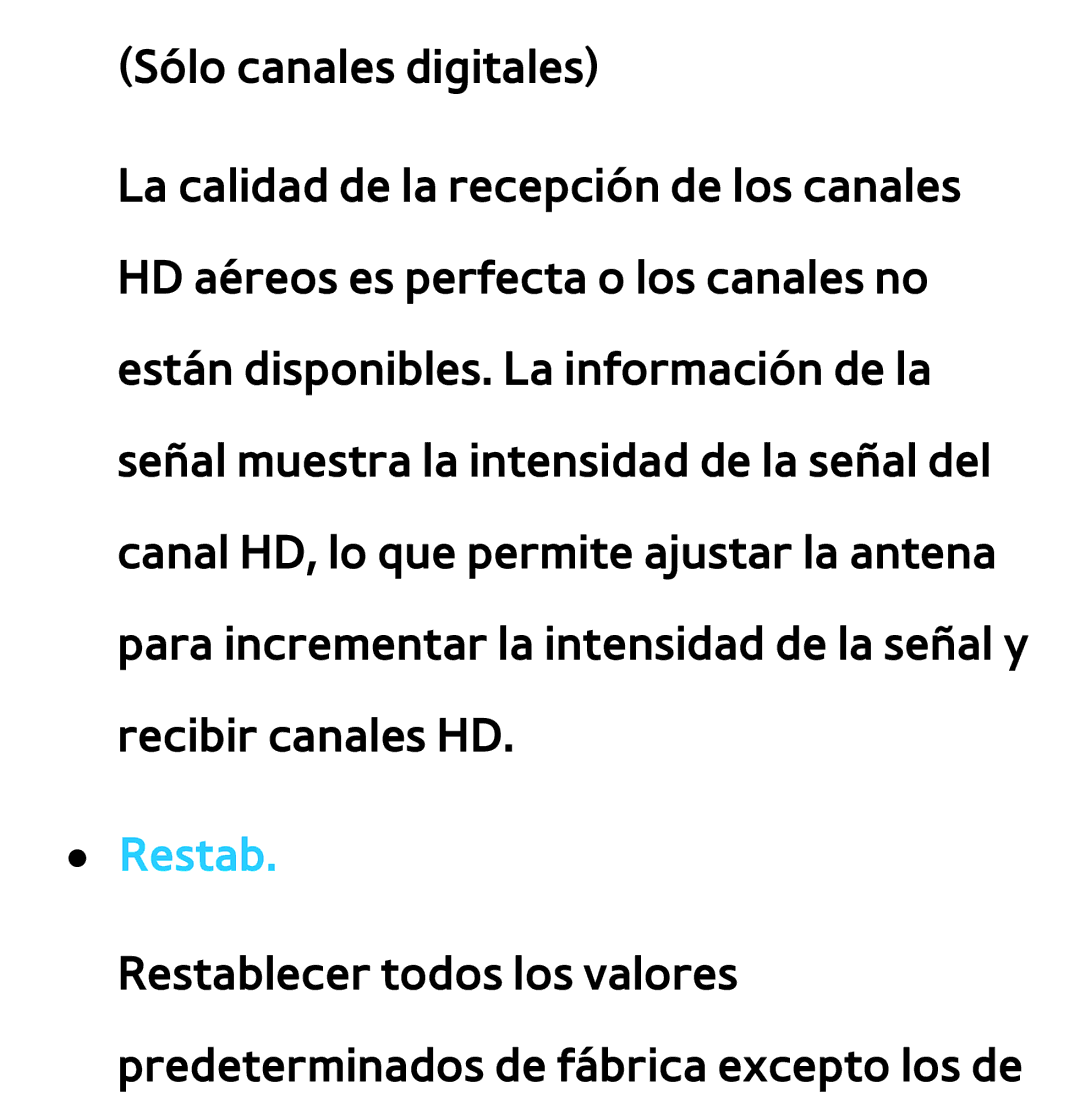 Samsung UE32ES5500WXXH, UE40ES6100WXZG, UE46ES5500WXTK, UE50ES6100WXXH, UE40ES6800SXXC, UE46ES5500WXXH, UE40ES5500WXXH Restab 