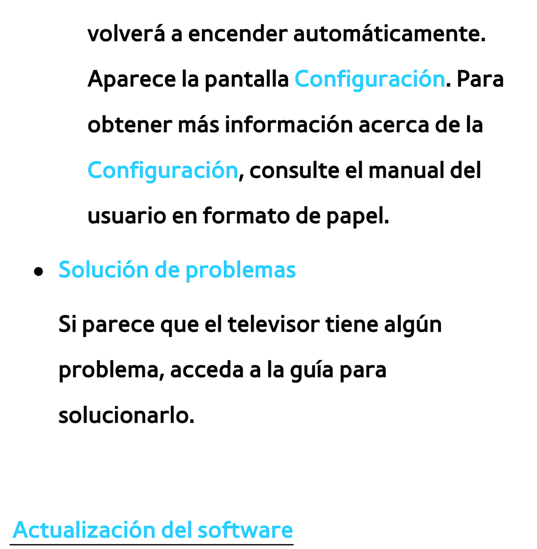 Samsung UE40ES6800SXXC, UE40ES6100WXZG, UE32ES5500WXXH, UE46ES5500WXTK Solución de problemas, Actualización del software 