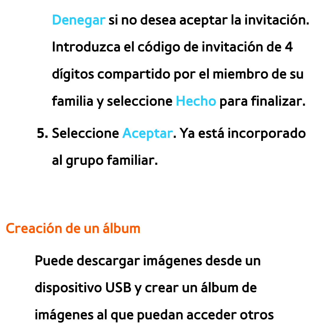 Samsung UE55ES6800SXXC, UE40ES6100WXZG, UE32ES5500WXXH, UE46ES5500WXTK, UE50ES6100WXXH, UE40ES6800SXXC Creación de un álbum 