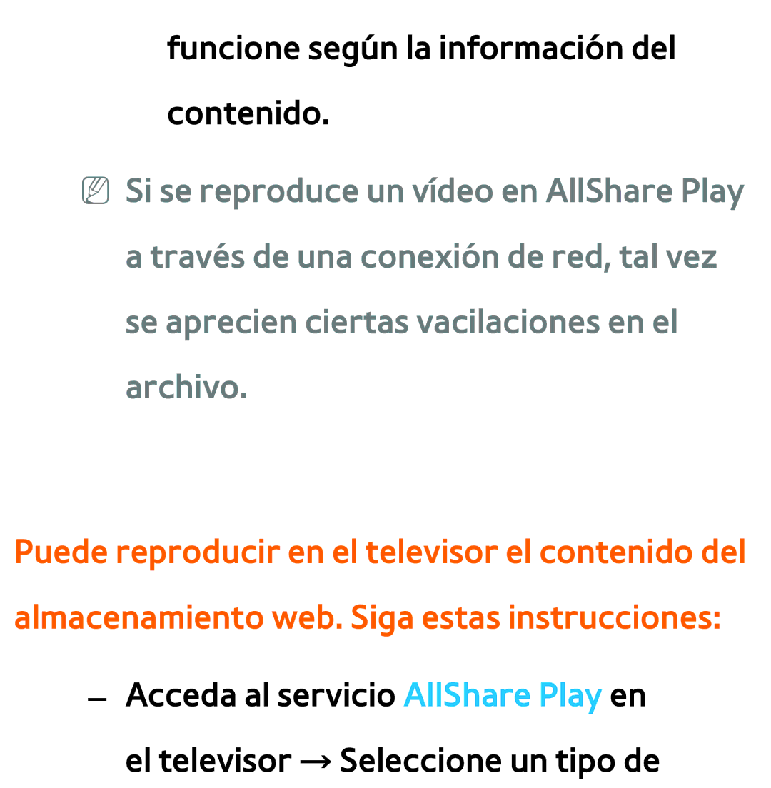 Samsung UE40ES6570SXXC, UE40ES6100WXZG, UE32ES5500WXXH, UE46ES5500WXTK manual Funcione según la información del contenido 