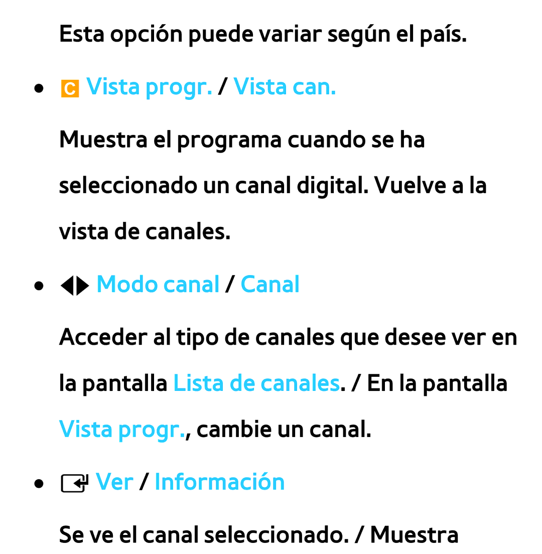 Samsung UE55ES6800SXXC, UE40ES6100WXZG, UE32ES5500WXXH, UE46ES5500WXTK manual LrModo canal / Canal, EVer / Información 