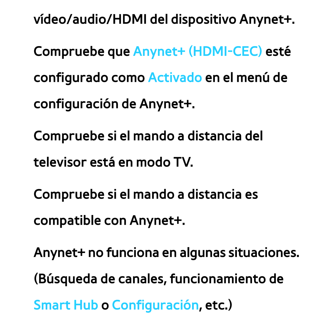 Samsung UE60ES6100WXXC, UE40ES6100WXZG, UE32ES5500WXXH, UE46ES5500WXTK manual Vídeo/audio/HDMI del dispositivo Anynet+ 