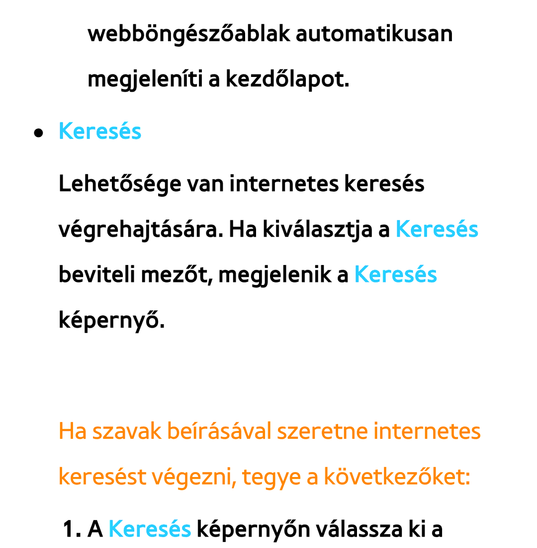 Samsung UE60ES6100WXZF, UE40ES6100WXZG, UE32ES6750SXZG manual Webböngészőablak automatikusan megjeleníti a kezdőlapot 