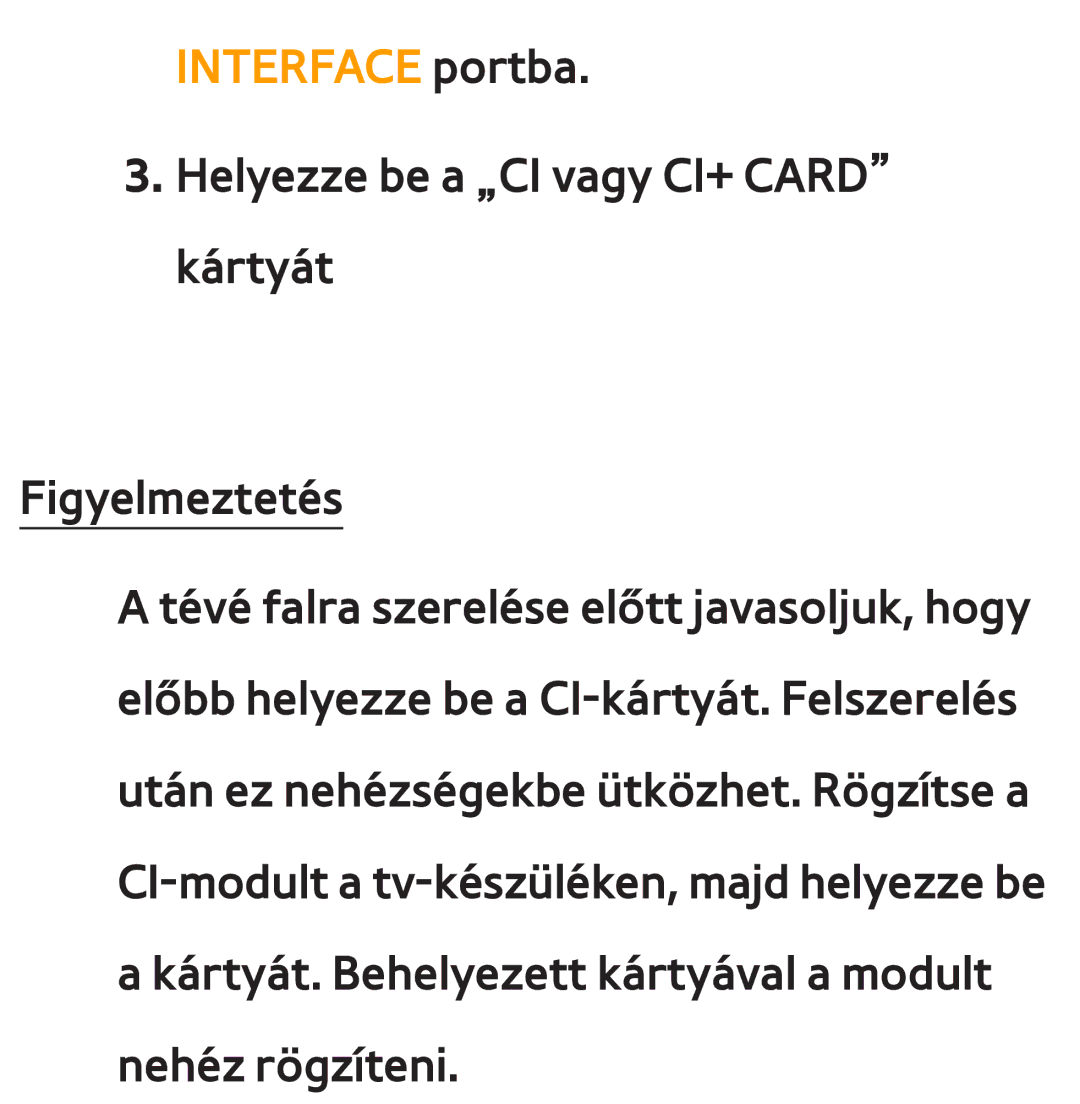 Samsung UE55ES6545UXXE, UE40ES6100WXZG, UE32ES6750SXZG, UE32ES6570SXXH, UE32ES5700SXZG, UE32ES5500WXXH manual Interface portba 