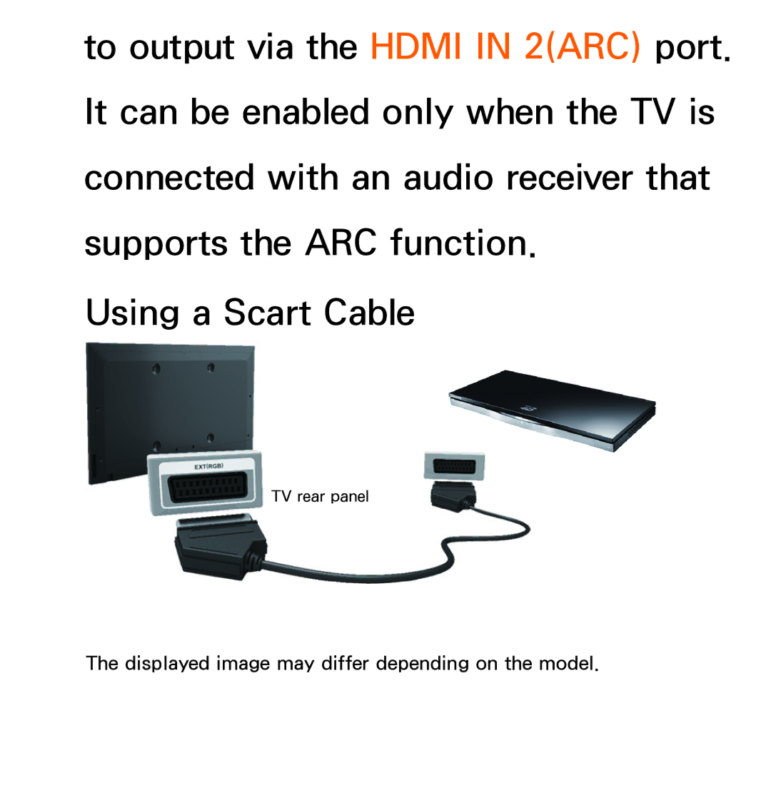 Samsung UE50ES6100WXXH, UE40ES6100WXZG, UE40ES5500WXZG, UE32ES6750SXZG Displayed image may differ depending on the model 