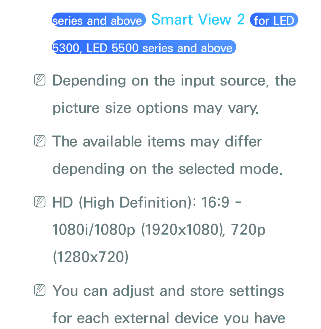 Samsung UE46ES6340SXTK, UE40ES6100WXZG, UE40ES5500WXZG, UE32ES6750SXZG, UE32ES6570SXXH, UE32ES5700SXZG, UE32ES5500WXXH manual 