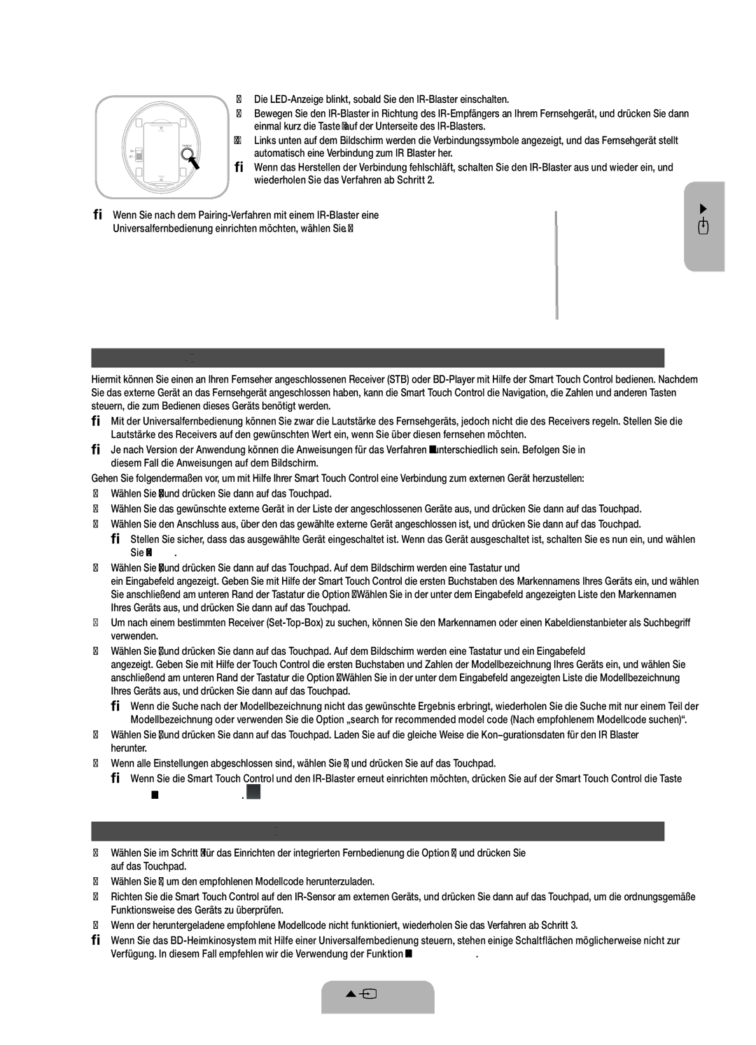 Samsung UE40ES7080UXZG manual Suchen nach dem empfohlenen Modellcode, PENOwiederholen Sie das Verfahren ab Schritt 