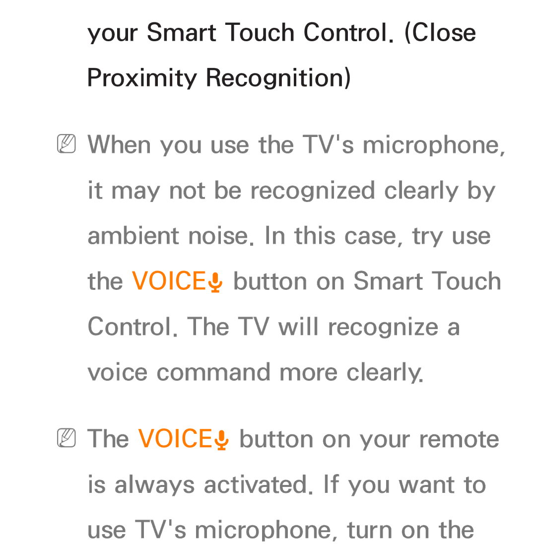 Samsung UE40ES8000SXXC, UE40ES8090SXZG, UE40ES8000SXTK, UE46ES8000SXXN Your Smart Touch Control. Close Proximity Recognition 