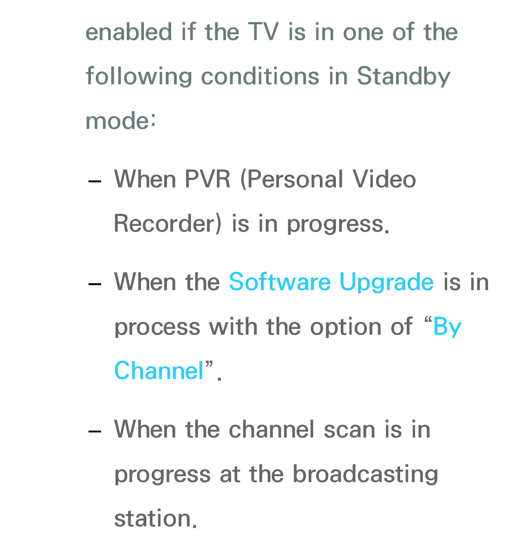 Samsung UE55ES7000SXXH, UE40ES8090SXZG, UE40ES8000SXTK, UE46ES8000SXXN manual When PVR Personal Video Recorder is in progress 