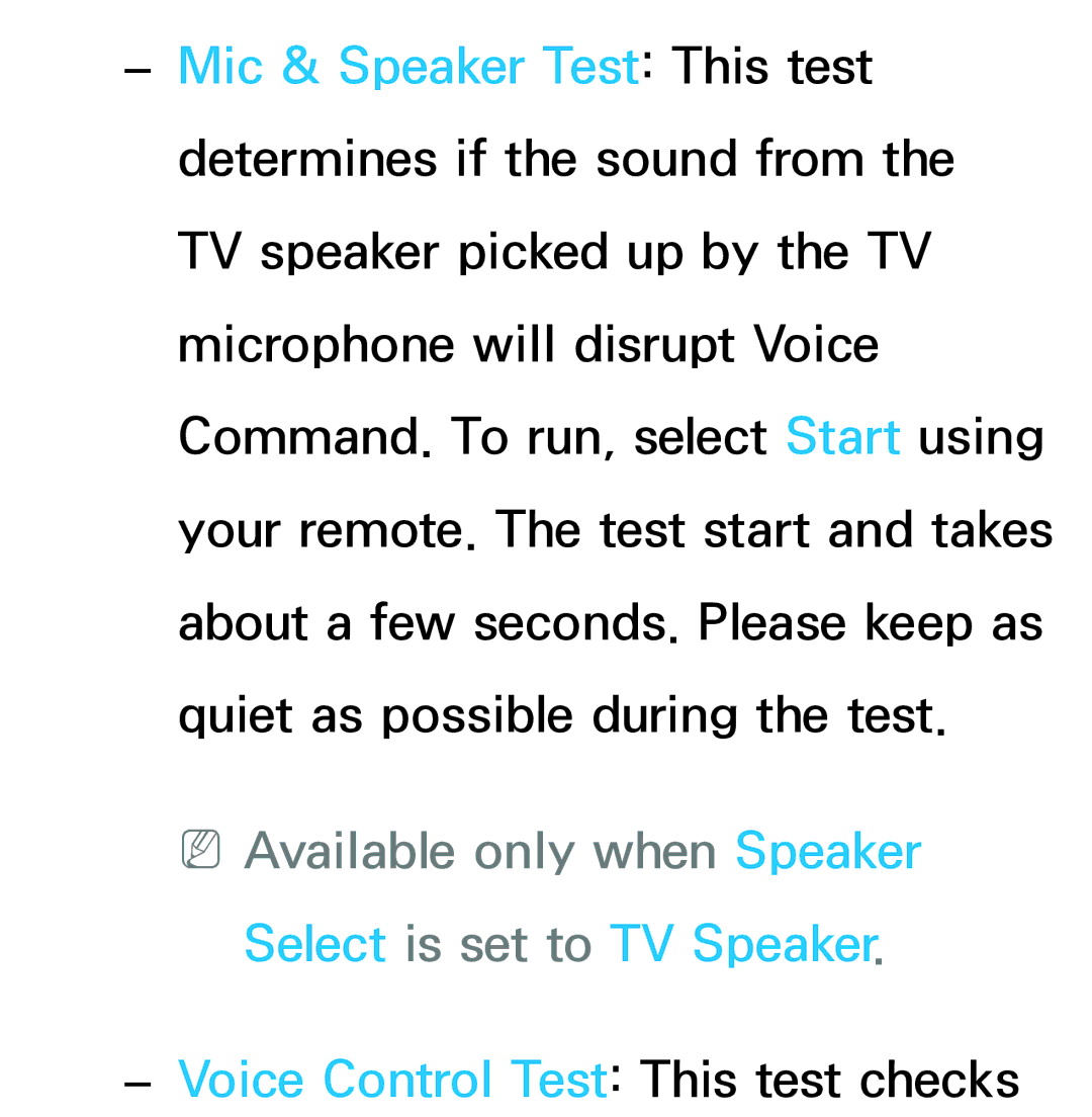 Samsung UE46ES8080UXZG, UE40ES8090SXZG, UE40ES8000SXTK manual NNAvailable only when Speaker Select is set to TV Speaker 