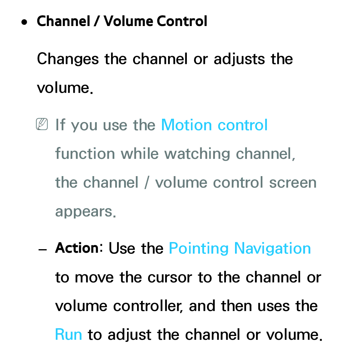 Samsung UE40ES7090SXZG, UE40ES8090SXZG, UE40ES8000SXTK, UE46ES8000SXXN, UE46ES8000SXXC manual Channel / Volume Control 