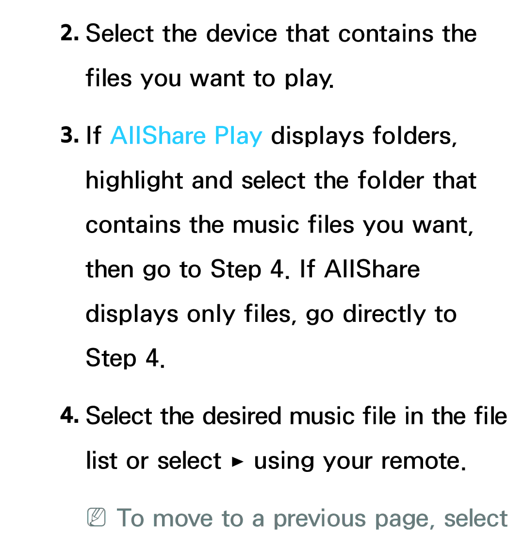 Samsung UE65ES8000SXXH, UE40ES8090SXZG, UE40ES8000SXTK, UE46ES8000SXXN, UE46ES8000SXXC NNTo move to a previous page, select 