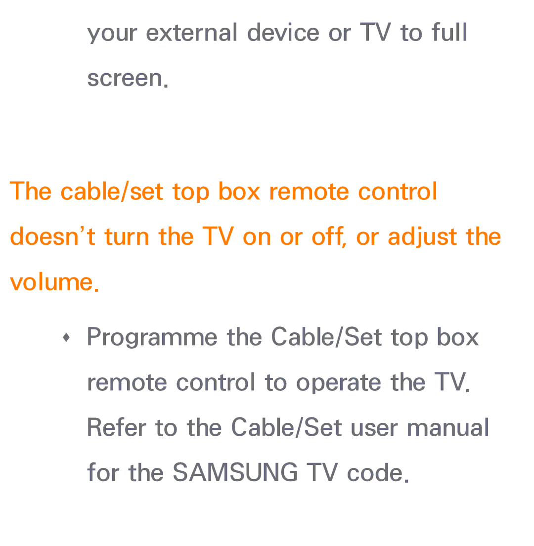 Samsung UE65ES8000SXXH, UE40ES8090SXZG, UE40ES8000SXTK, UE46ES8000SXXN manual Your external device or TV to full screen 