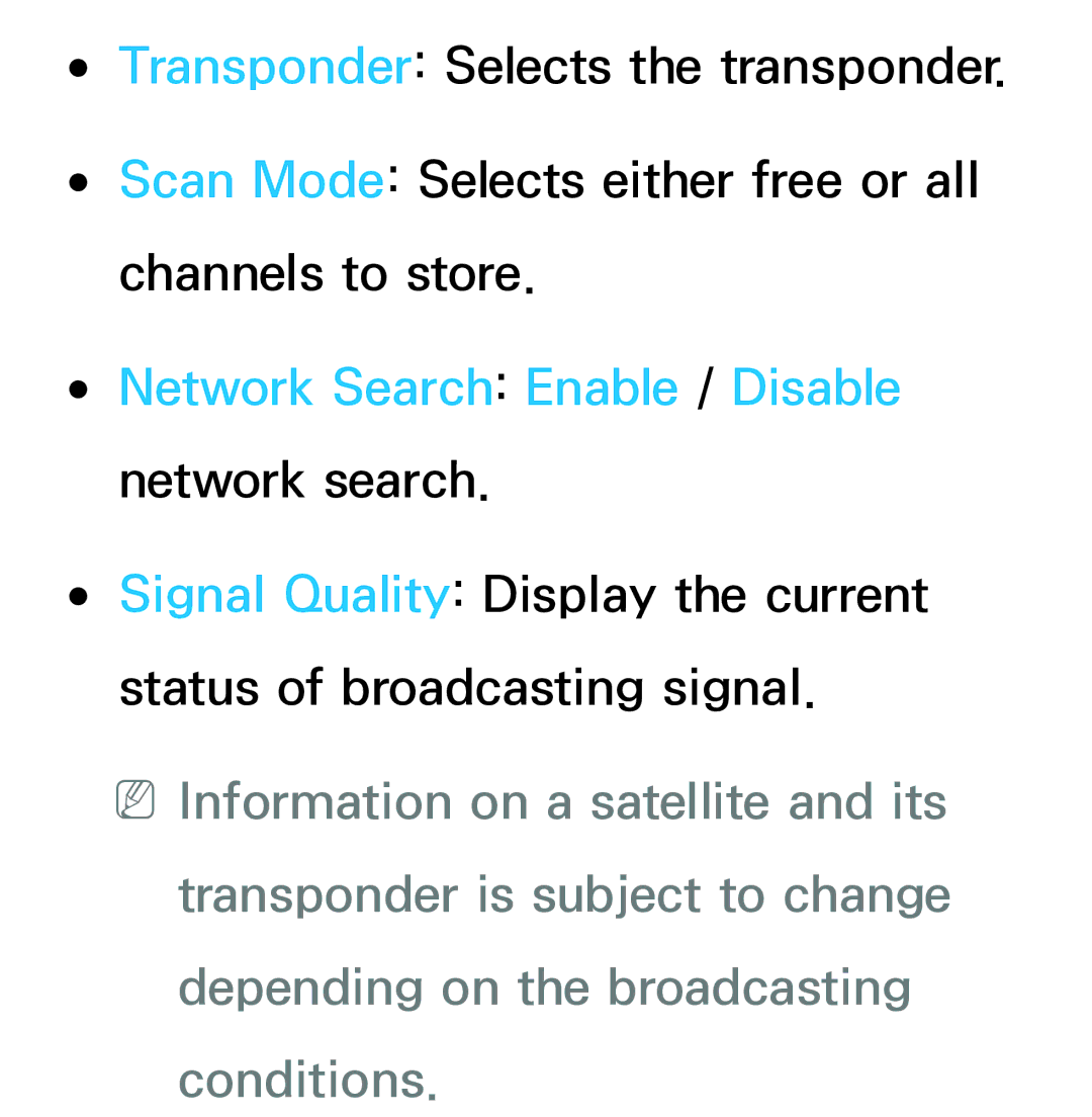 Samsung UE65ES8000SXMS, UE40ES8090SXZG, UE40ES8000SXTK, UE46ES8000SXXN, UE46ES8000SXXC manual Network Search Enable / Disable 