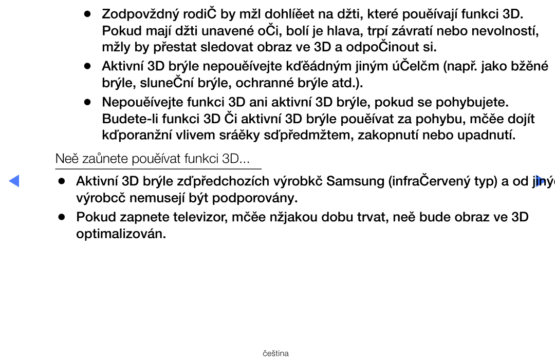 Samsung UE40H5000AWXZF, UE40H5000AWXXH, UE32H4000AWXZG, UE48H5000AWXXH, UE22H5000AWXZG, UE22H5000AWXXH, UE50H5000AWXXH Čeština 