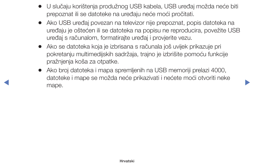 Samsung UE22H5000AWXXH, UE40H5000AWXXH, UE32J4100AWXXH, UE28J4100AWXXH, UE48H5000AWXXH, UE50J5100AWXXH, UE50H5000AWXXH Hrvatski 