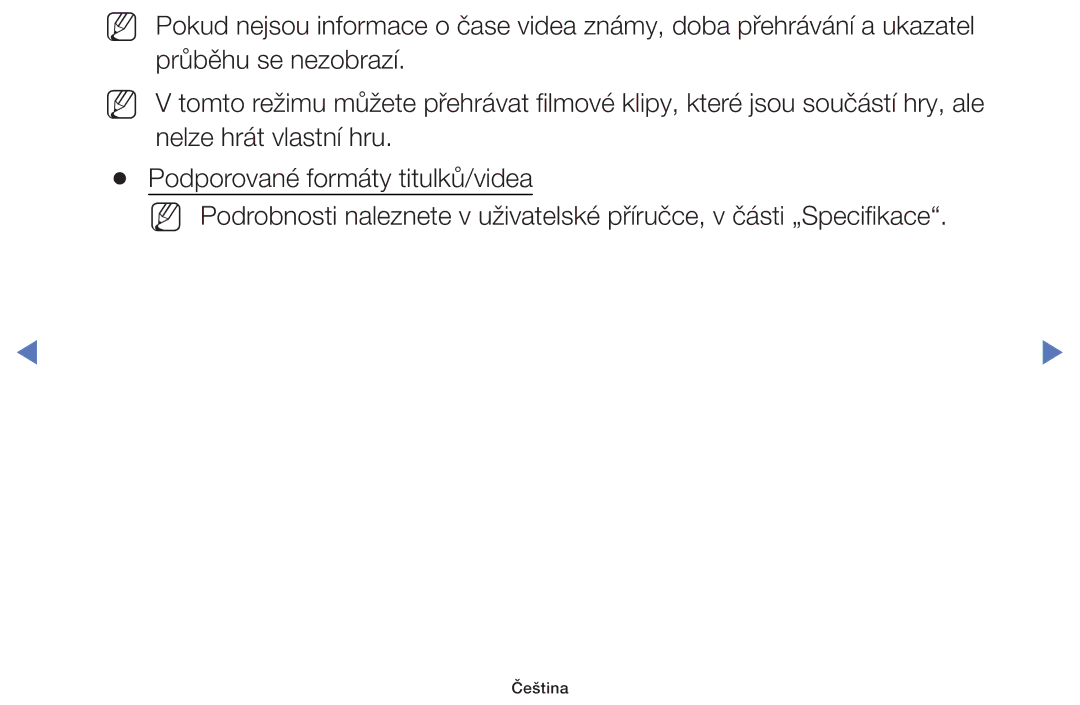 Samsung UE50H5000AKXBT, UE40H5000AWXXH, UE40H5070ASXZG, UE40H5003AWXZG, UE32H4000AWXZG, UE40H4200AWXXC, UE48H5000AWXXH Čeština 