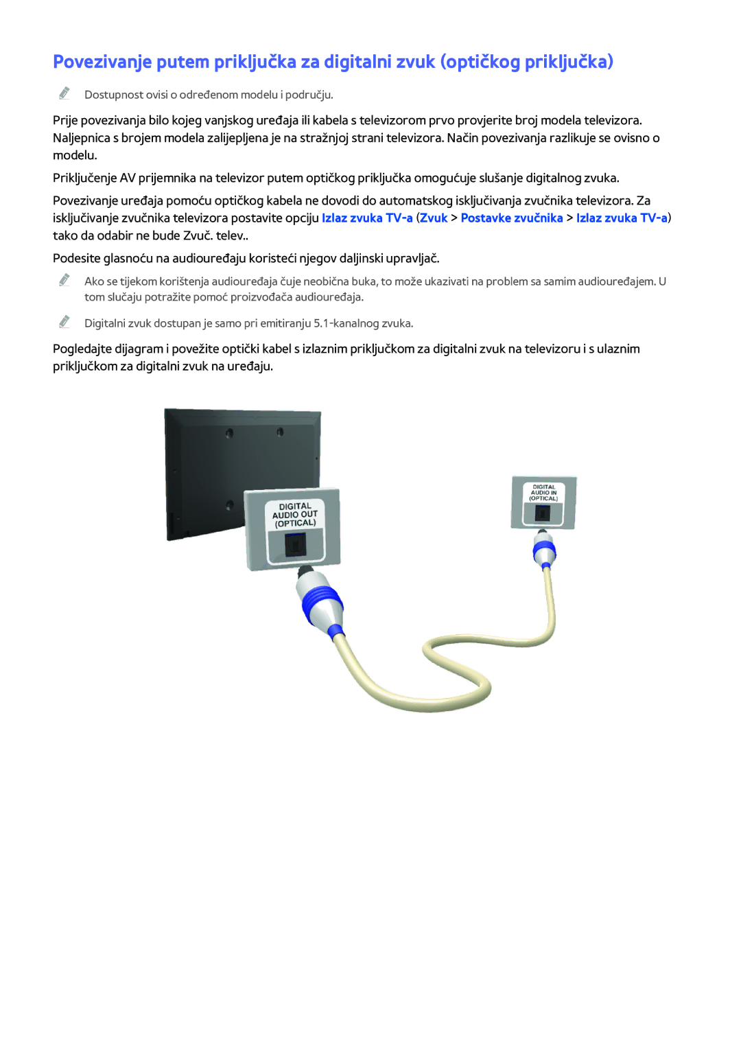 Samsung UE58H5203AWXXH, UE40H6203AWXXH, UE40H5303AWXXH, UE46H5303AWXXH manual Dostupnost ovisi o određenom modelu i području 