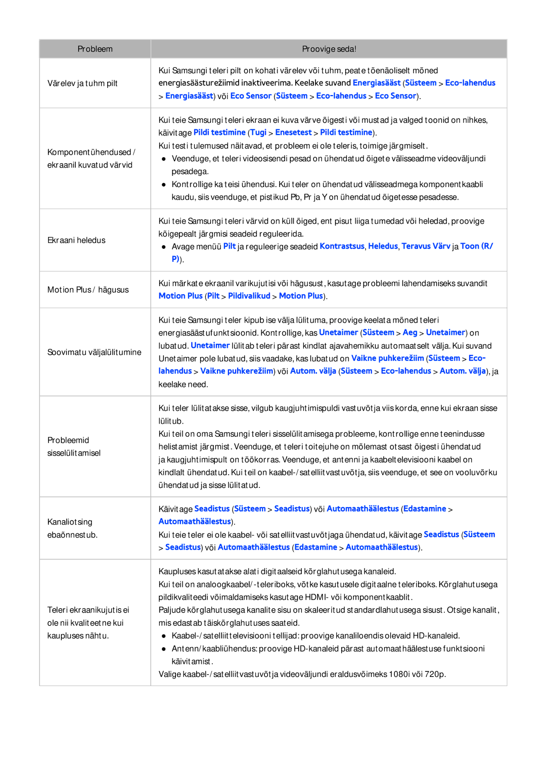 Samsung UE50H5303AWXXH, UE40H6203AWXXH, UE55H6273SSXZG manual Seadistus või Automaathäälestus Edastamine Automaathäälestus 