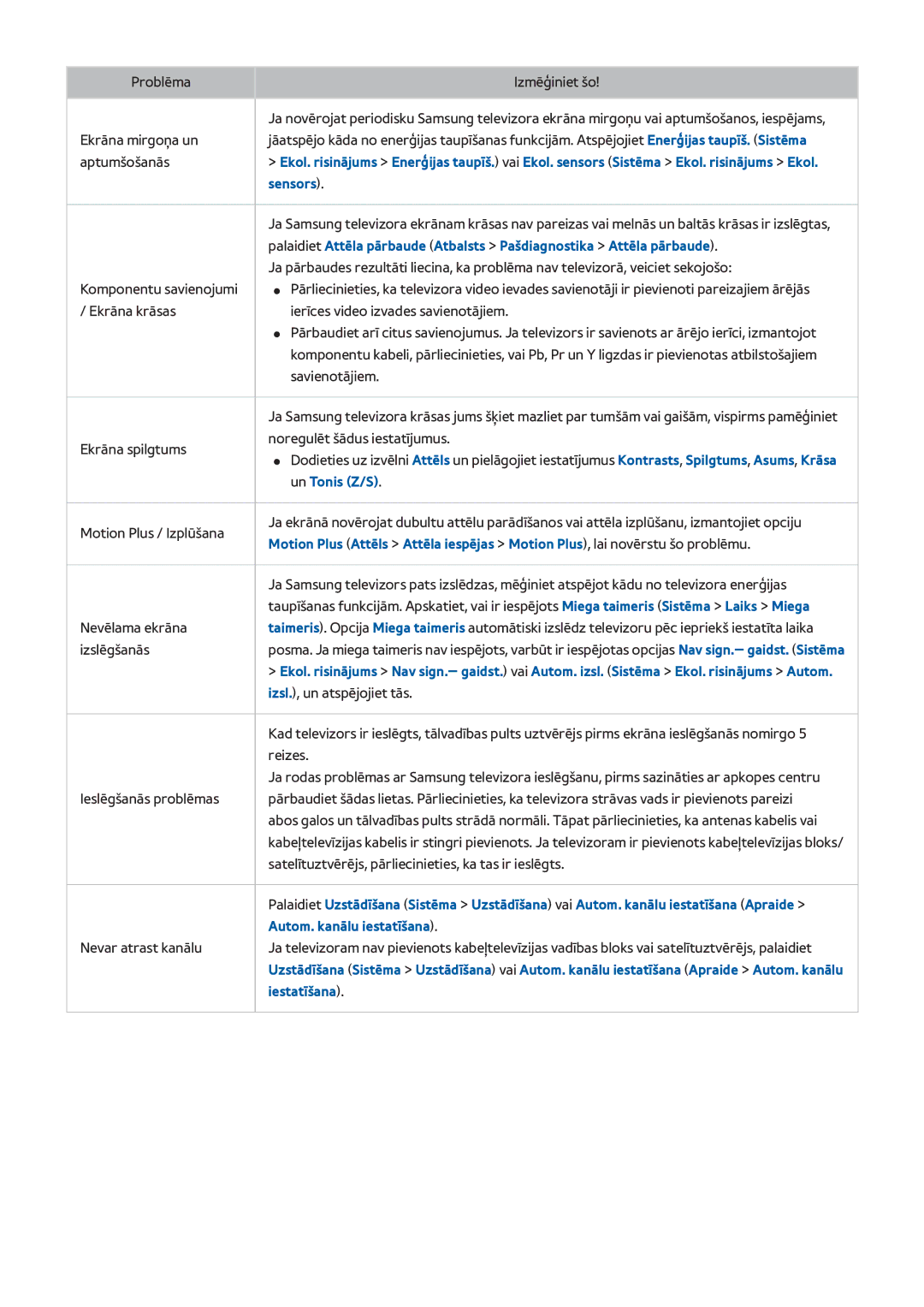 Samsung UE40H6690SVXZG manual Sensors 