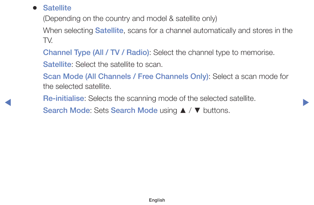 Samsung UE60J6175AUXXE, UE40J5000AKXZT, UE32J5100AKXZT, UE32J4000AKXZT, UE32J5000AKXZT, UE28J4100AKXZT manual Satellite 