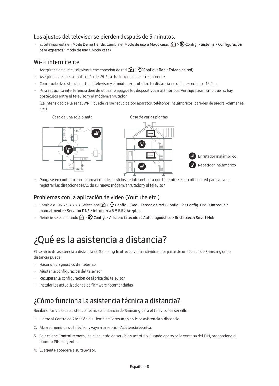 Samsung UE40K5500AKXXC manual ¿Qué es la asistencia a distancia?, ¿Cómo funciona la asistencia técnica a distancia? 