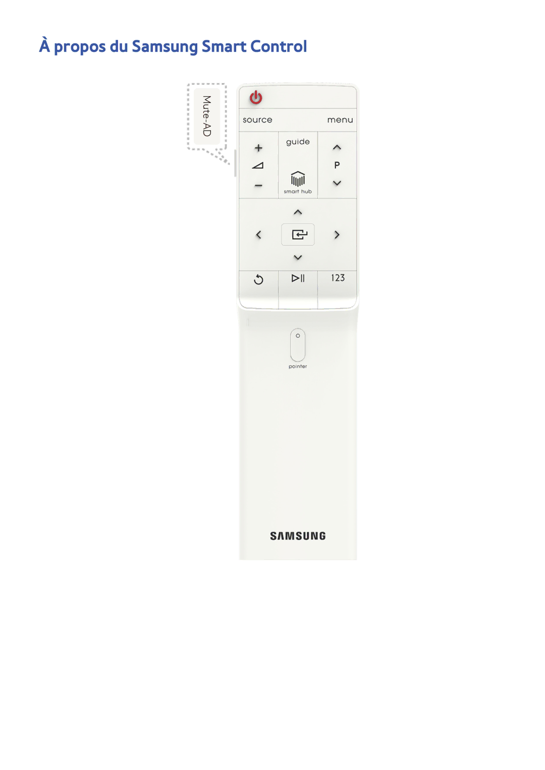 Samsung UE32LS001CUXZF, UE40LS001CUXZF, UE32LS001AUXZF, UE40LS001AUXZF, UE24LS001AUXZF manual Propos du Samsung Smart Control 