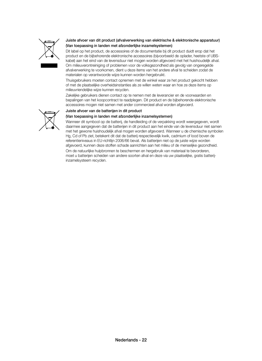 Samsung UE24LS001AUXZF, UE40LS001CUXZF, UE32LS001CUXZF, UE32LS001AUXZF, UE40LS001AUXZF, UE24LS001BUXZF manual Nederlands 