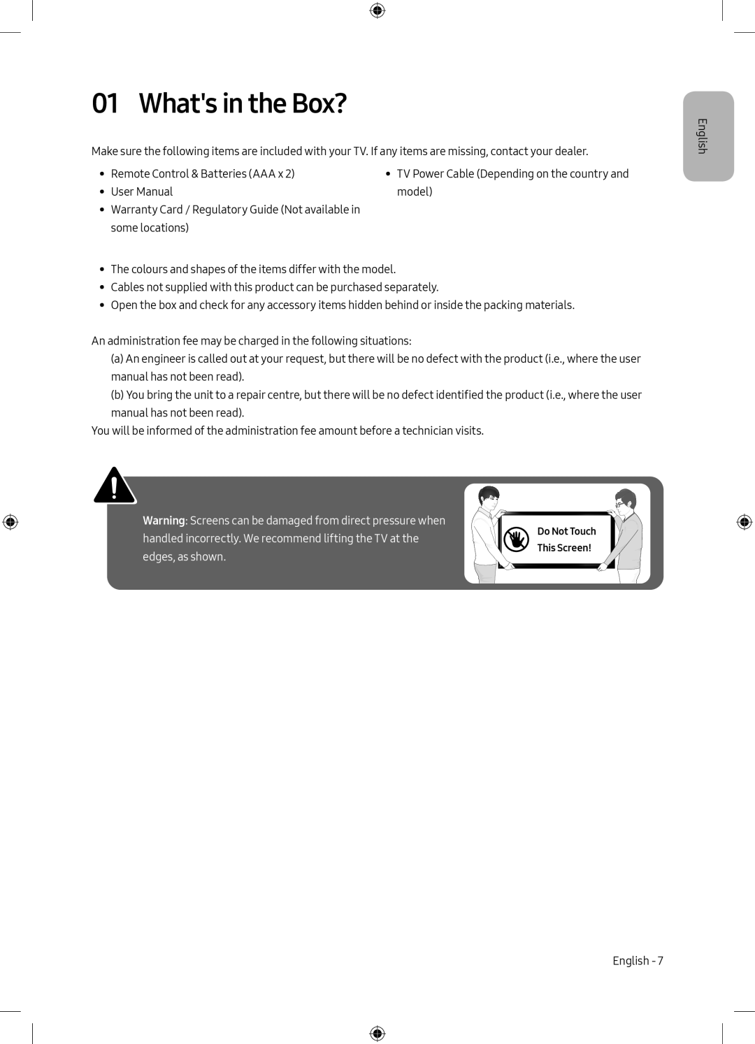 Samsung UE49M5000AWXXN, UE40M5000AWXXN manual Whats in the Box? 