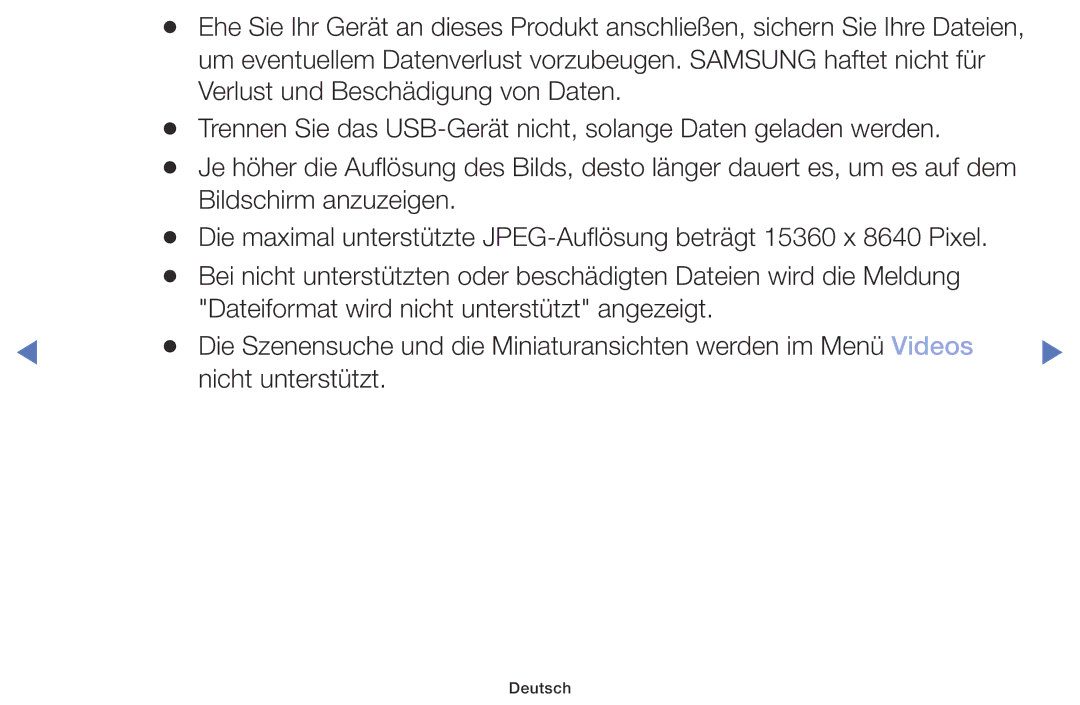 Samsung UE40M5005AWXXC, UE40M5075AUXXC, UE49M5075AUXXC, UE32M5075AUXXC, UE32M4005AKXXC, UE32M4005AWXXC manual Deutsch 