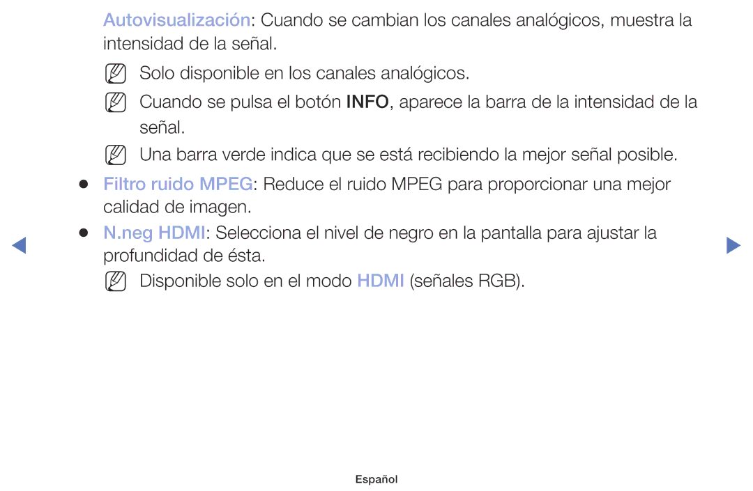 Samsung UE40M5075AUXXC, UE49M5075AUXXC, UE49M5005AWXXC, UE32M4005AWXXC, UE40M5005AWXXC, UE32M5005AWXXC manual Español 