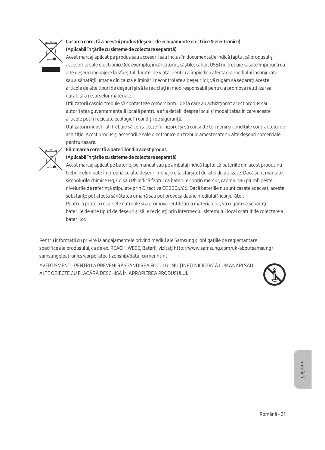 Samsung UE65MU6402UXXH, UE40MU6402UXXH, UE55MU6402UXXH, UE49MU6402UXXH manual Română 